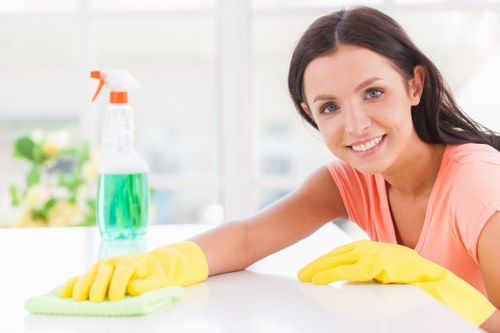 Professional rug cleaning in Sands End living room setting