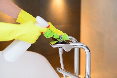 Commercial carpet cleaning in Sands End office flooring