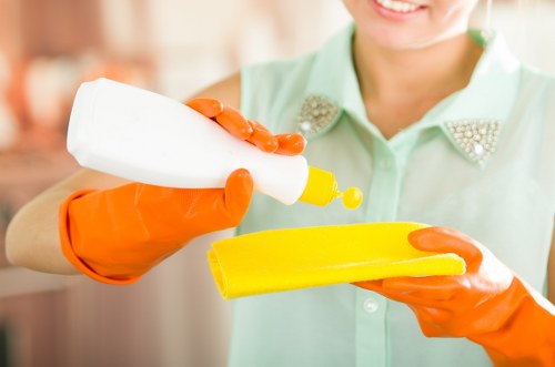 Professional curtain cleaning process in Sands End