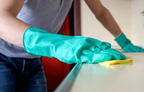Professional carpet cleaning in a Sands End property